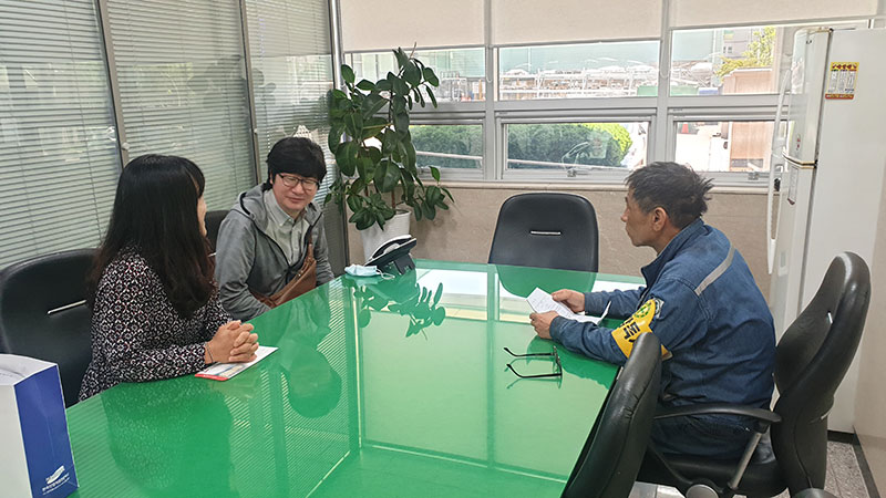 수료예정자 대상 광림마린테크 동행면접 실시