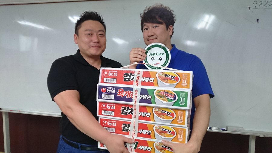 18년 7월 청결우수 과정 선정
