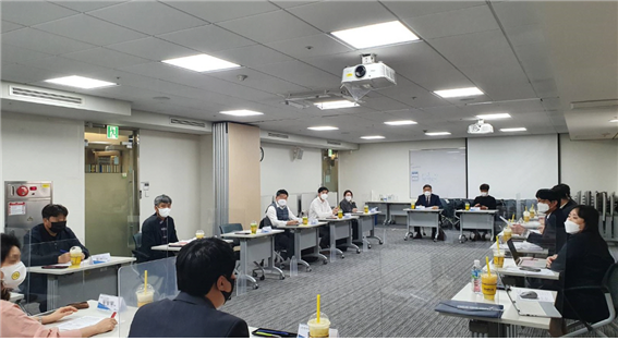 2021년 직업능력심사평가원 훈련현장 의견수렴 간담회 참석 