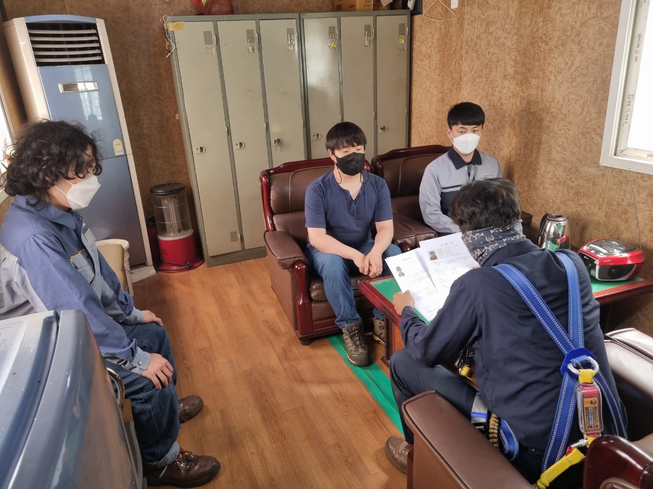 선보공업내 서스이엔지 동행면접