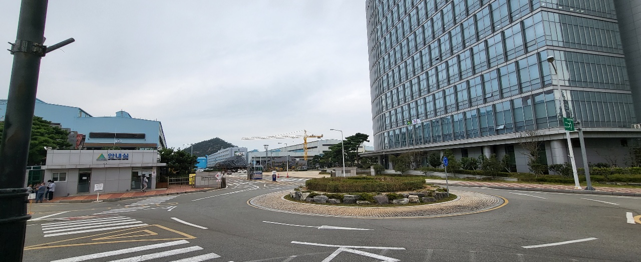 현대삼호중공업 현장견학 실시.